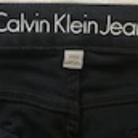 Calvin Klein - Black Bootcut Curvy Jeans - Size W32" L32" - Picture 5 of 5